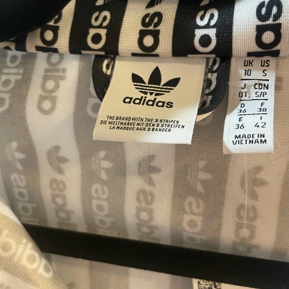 Adidas originals Black and White Women's Cropped Jacket - Picture 4 of 4